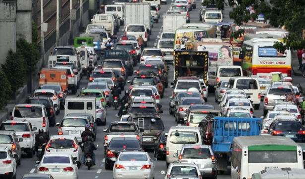 マニラ市内の渋滞